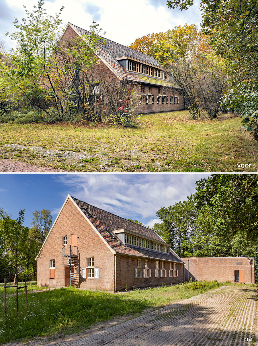 Gebouw 54 Groot Heidekamp Schaarsbergen TAK architecten rijksmonument renovatie herbestemming verduurzaming rijksvastgoedbedrijf